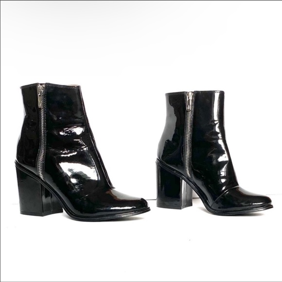 🖤Calvin Klein Patent Leather Bootie’s - Picture 13 of 14